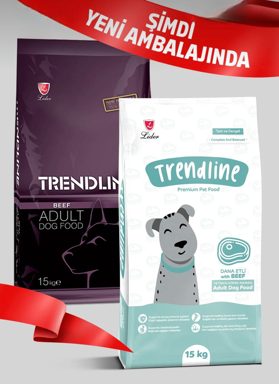 Trendline Biftekli Yetiskin Köpek Mamasi 15kg