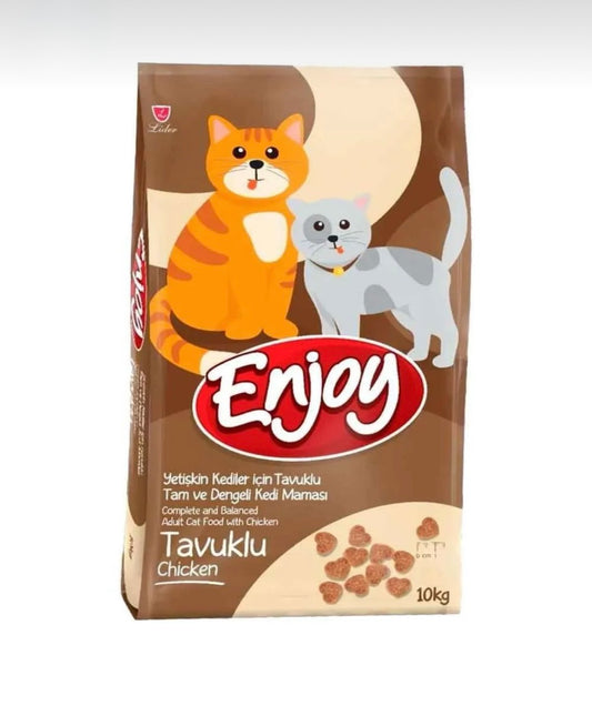 Enjoy Tavuklu Yetiskin Kedi Mamasi 10 Kg