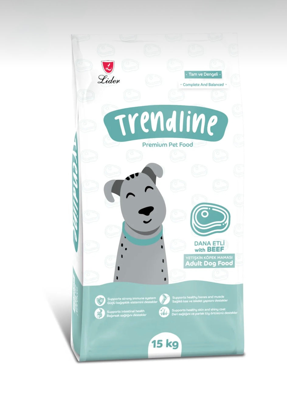 Trendline Biftekli Yetiskin Köpek Mamasi 15kg