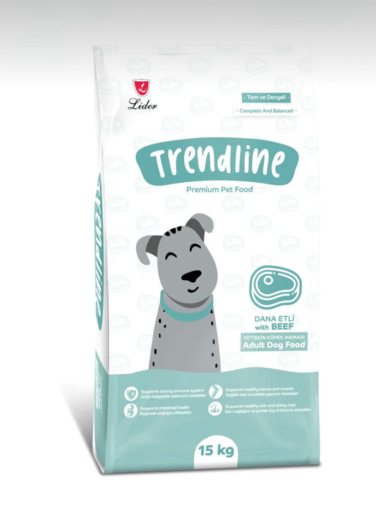 Trendline Biftekli Yetiskin Köpek Mamasi 15kg