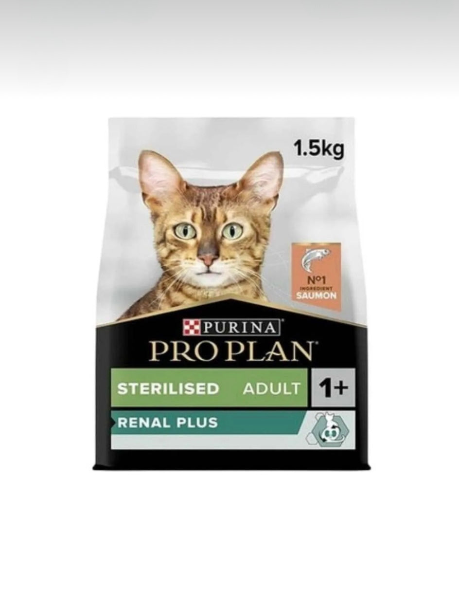 Pro Plan ProPlan Pro Plan Renal Plus Sterilised Somonlu Salmon Sterilised Kisirlastirilmis Kedi Mamasi 1.5 Kg